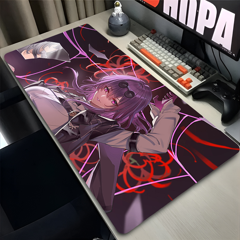 Tradescantia Purple - Anime Mouse Pad Gamer XXL Keyboard