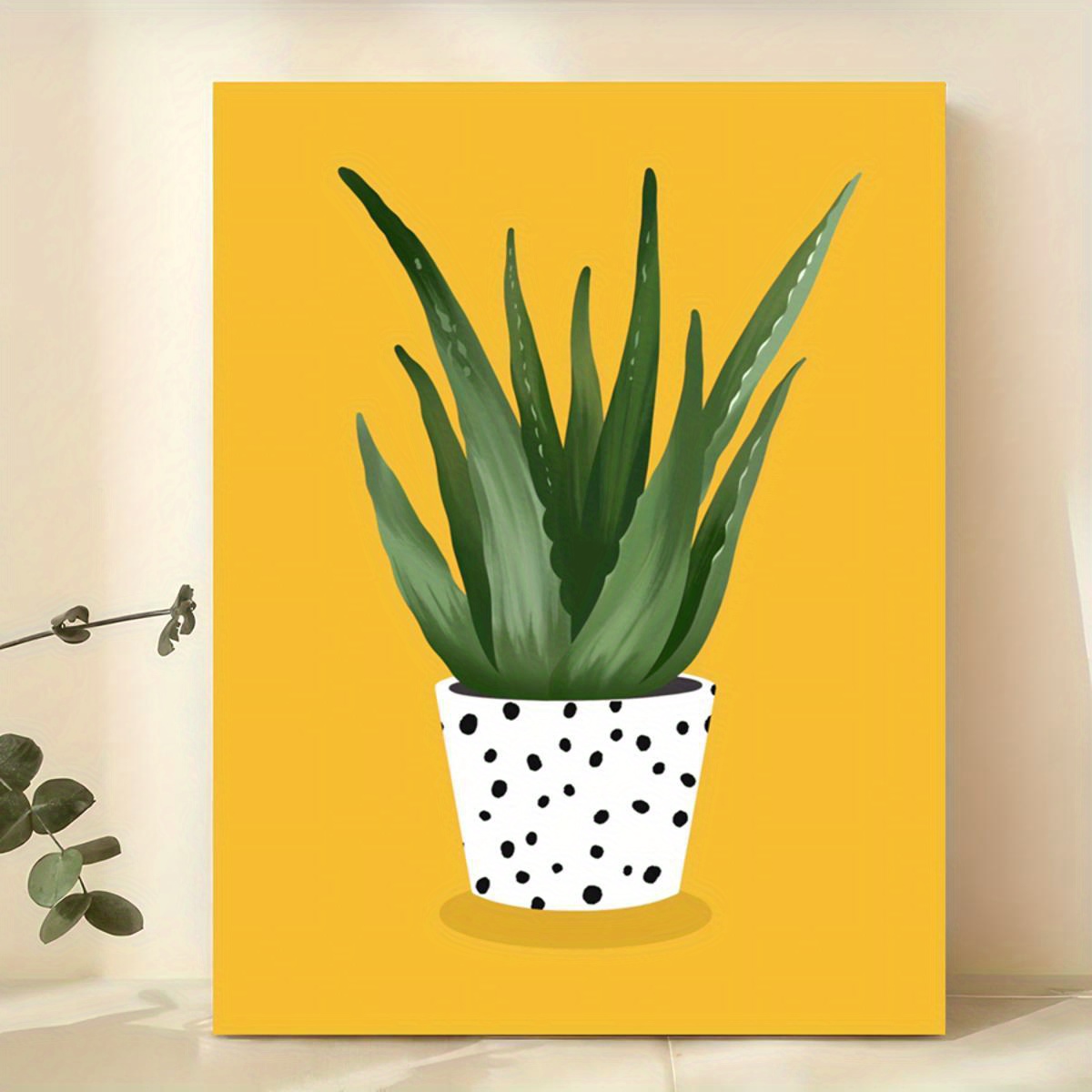 Succulent Botanical Art Print: - Aloe Vera Pot 评论和价格