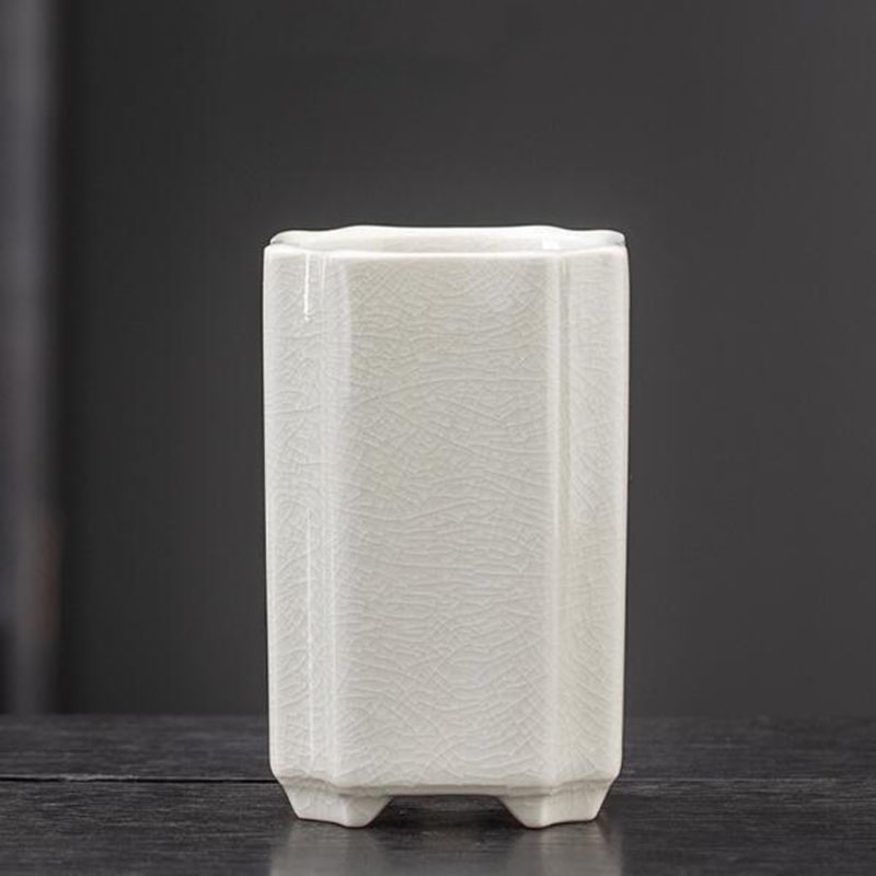 Porcelain Square Celadon Glaze - Pilea Peperomioides 评论和价格