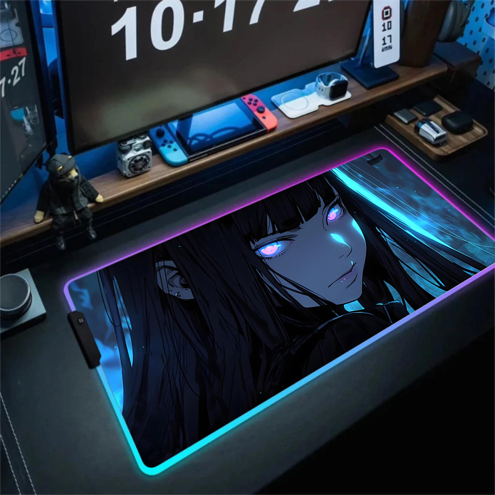 Anime Girl Mousepad Gaming Mou - Tradescantia Purple 评论和价格