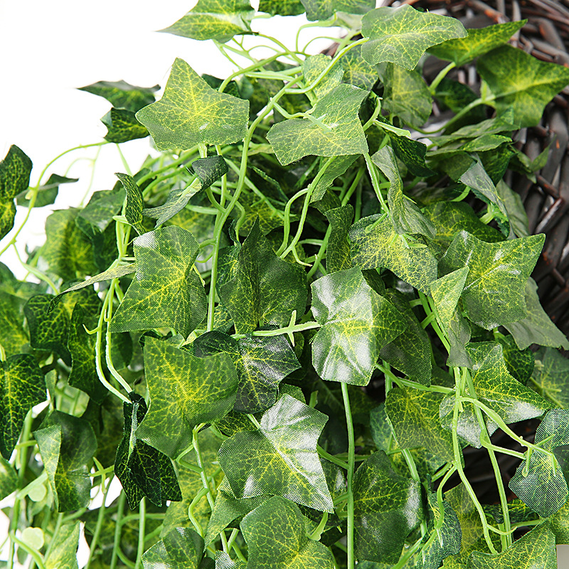Artificial Basket Rattan Hangi - Pilea Peperomioides 评论和价格