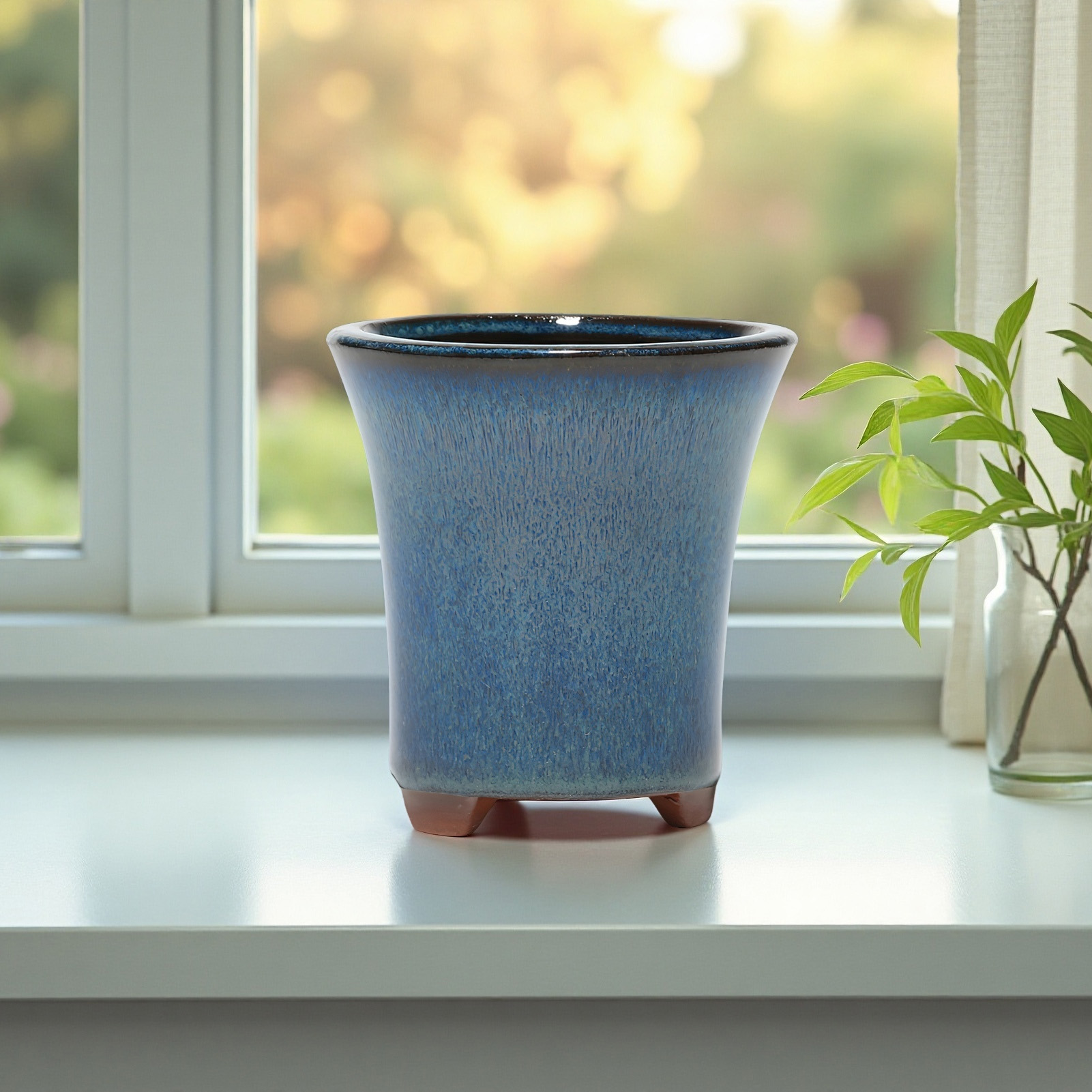 Ceramic Flower Pots with Drain - Pilea Peperomioides 评论和价格