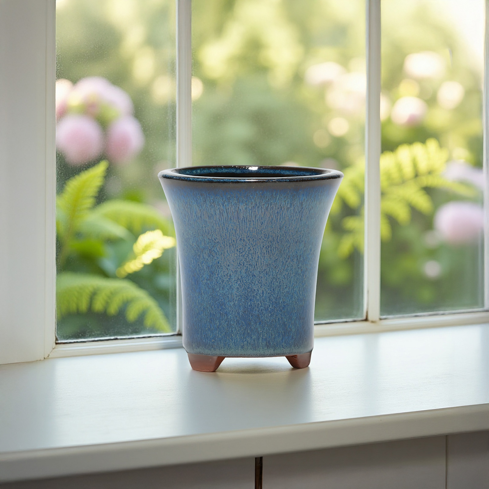 Ceramic Flower Pots with Drain - Pilea Peperomioides 评论和价格