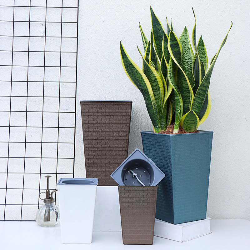 Brick Pattern Flowerpot Imitat - Pilea Peperomioides 评论和价格