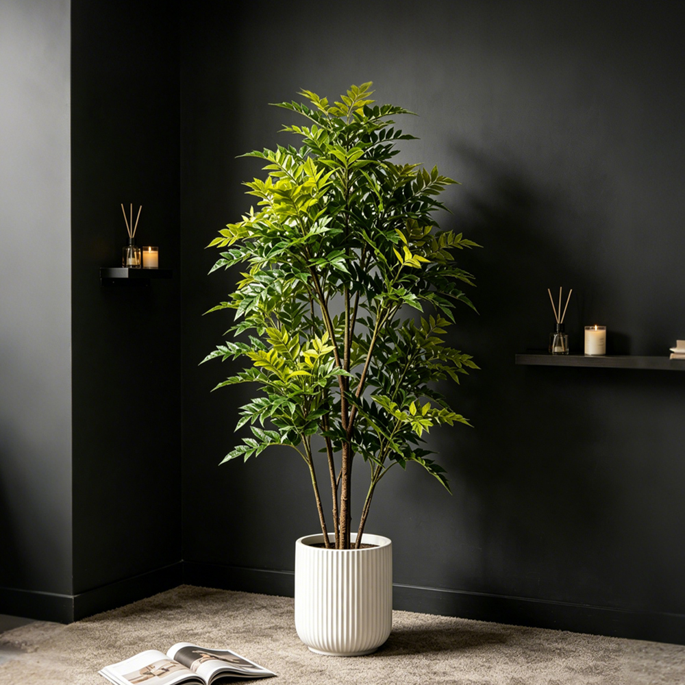 73-135cm Large Fake Nandina Pl - Ficus Lyrata Tree 评论和价格