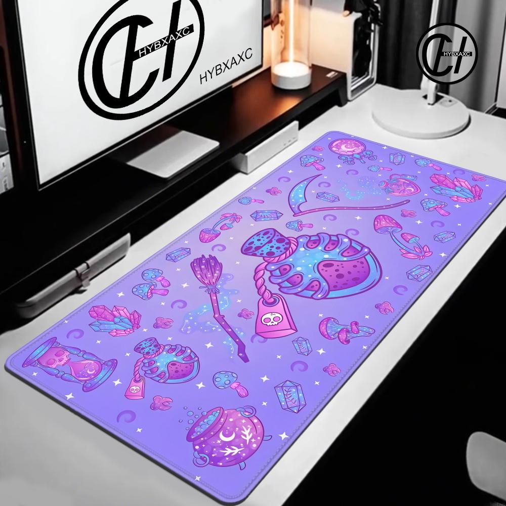 Cute Kawaii Goth Mouse Pad XL  - Tradescantia Purple 评论和价格