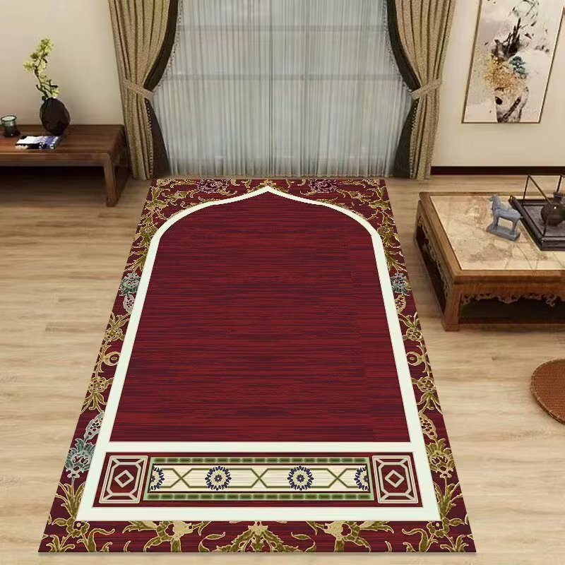 Mecca Kaaba Islamic Prayer Mat - Maranta Prayer Plant 评论和价格