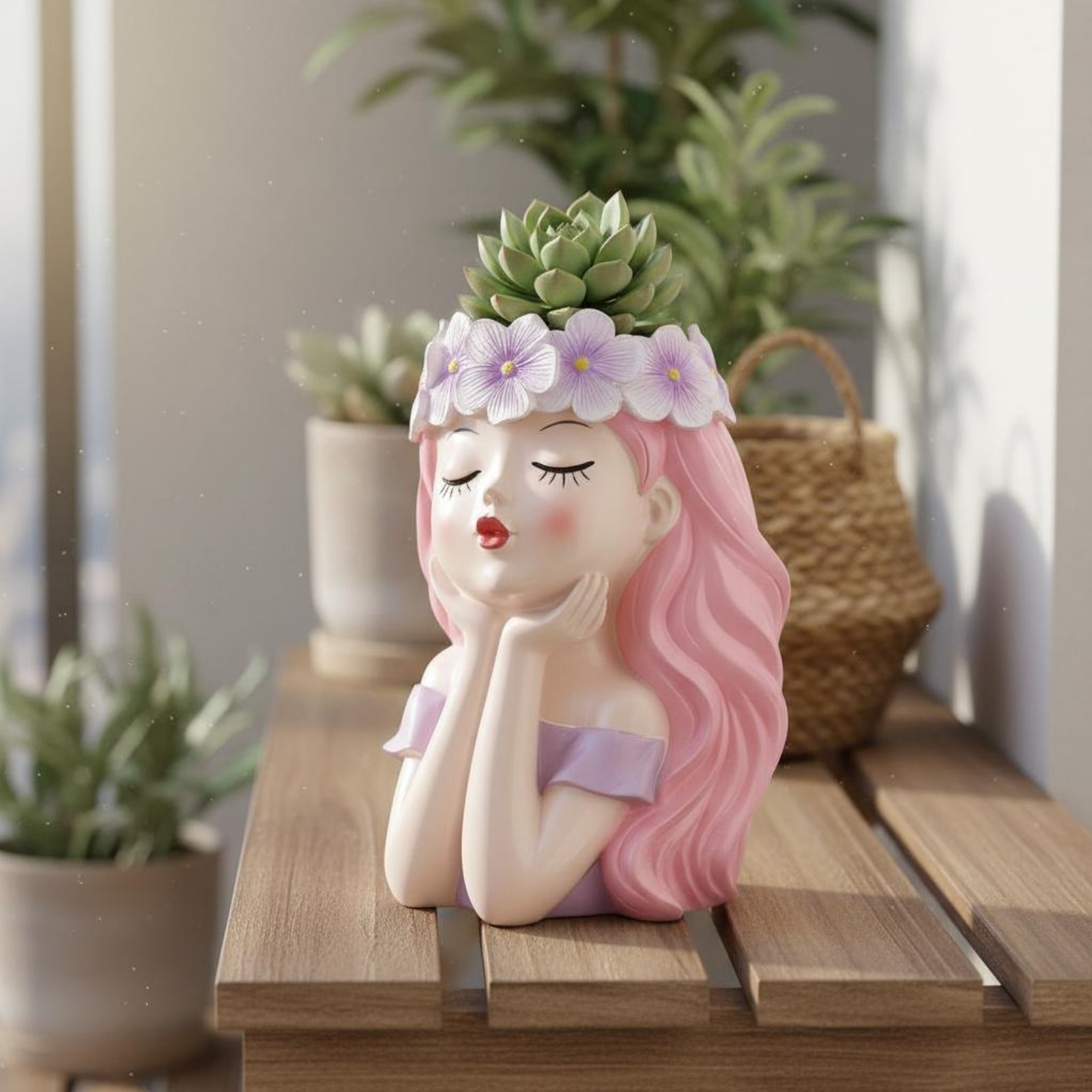 Fairy Plant Pot Creative Desig - Echeveria Succulent 评论和价格