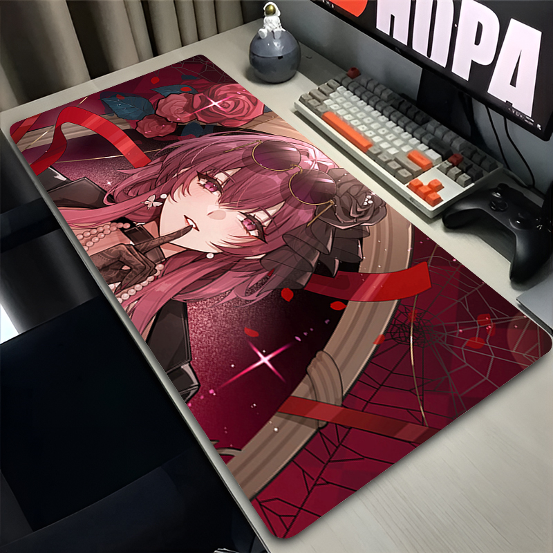 Anime Mouse Pad Gamer XXL Keyb - Tradescantia Purple 评论和价格
